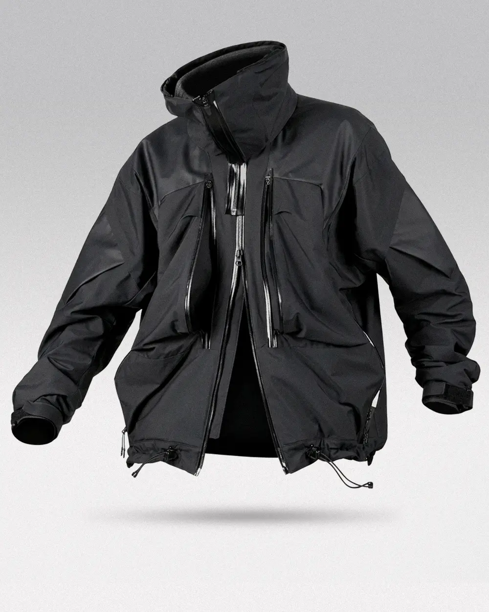3-in-1 Hard Shell Techwear Jacket "Fortress" - Image 12