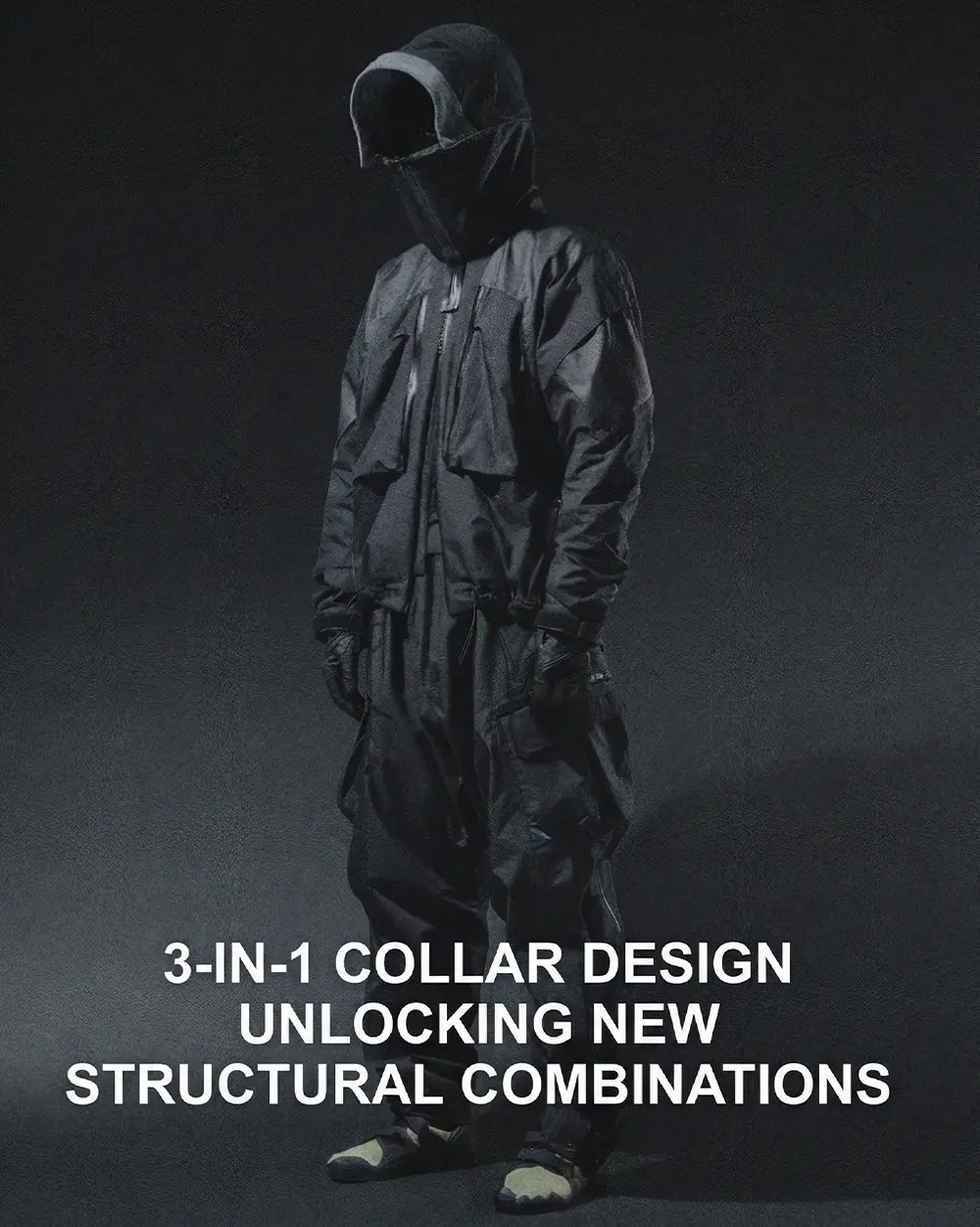 3-in-1 Hard Shell Techwear Jacket "Fortress" - Image 15