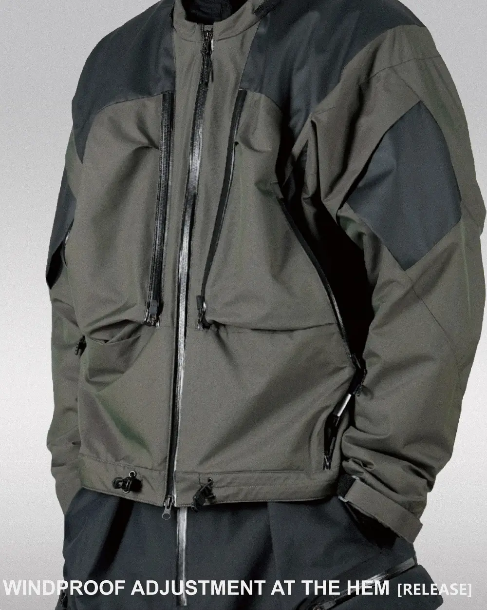 3-in-1 Hard Shell Techwear Jacket "Fortress" - Image 16