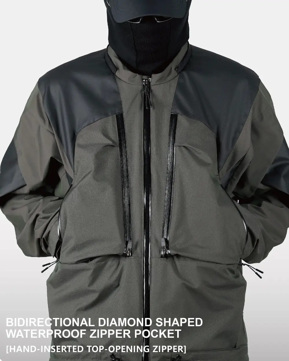 3-in-1 Hard Shell Techwear Jacket "Fortress" - Image 17