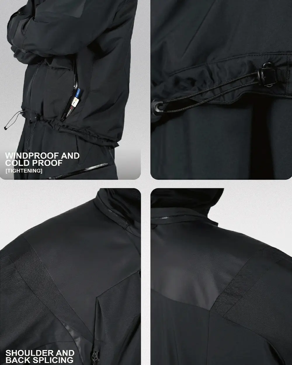 3-in-1 Hard Shell Techwear Jacket "Fortress" - Image 24