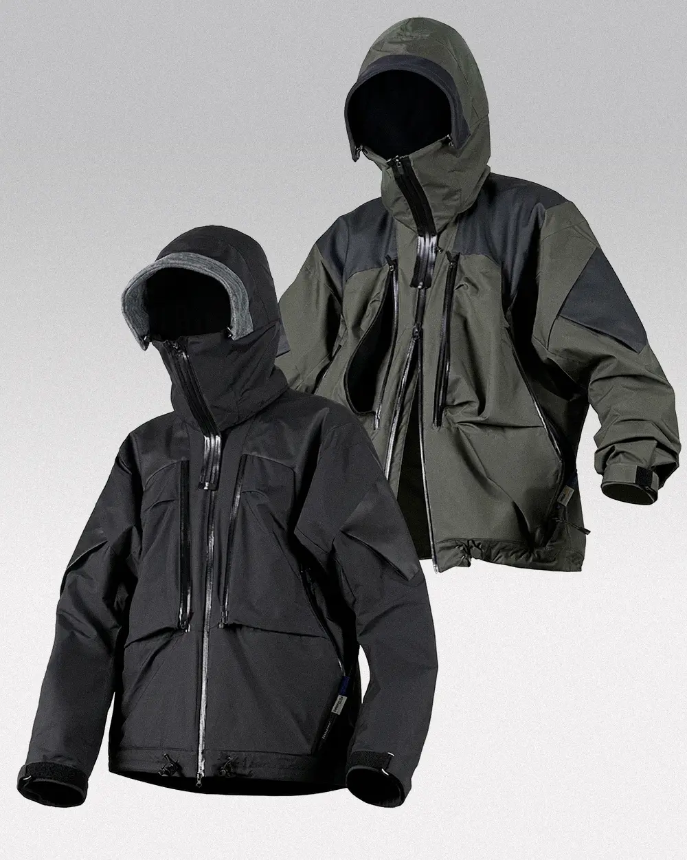 3-in-1 Hard Shell Techwear Jacket "Fortress" - Image 6
