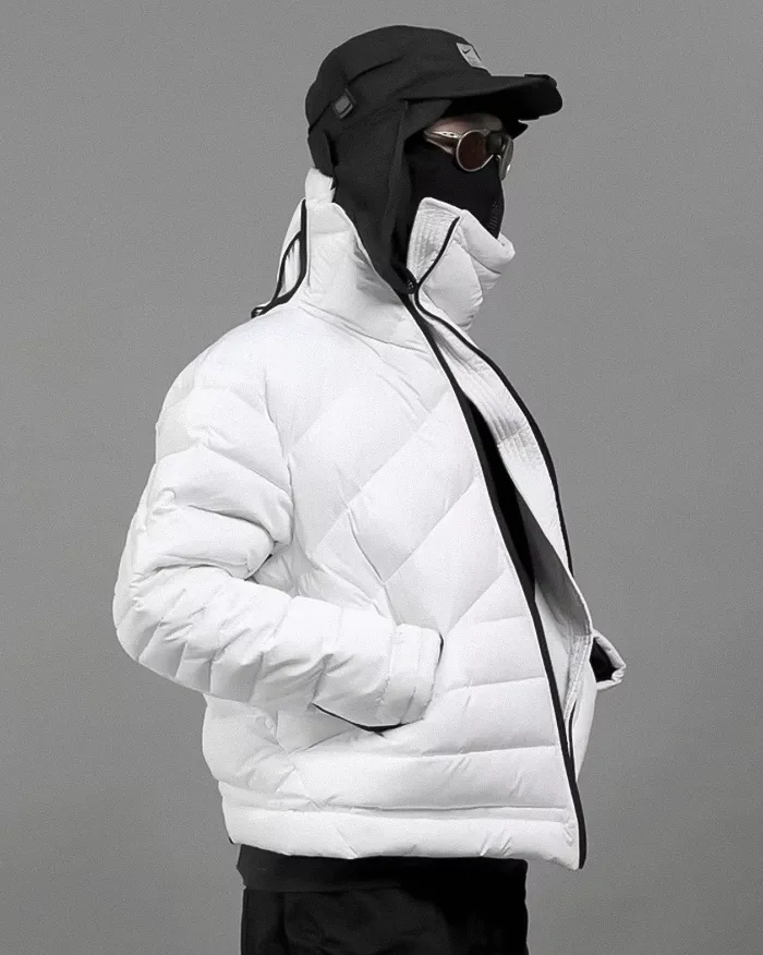 Asymmetrical down jacket "Yashima" - Image 10