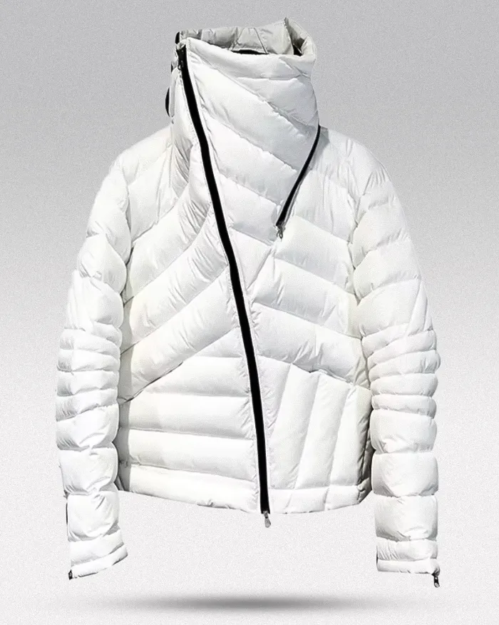 Asymmetrical down jacket "Yashima" - Image 5
