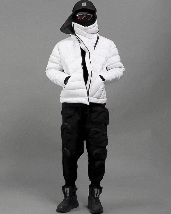 Asymmetrical down jacket "Yashima" - Image 7