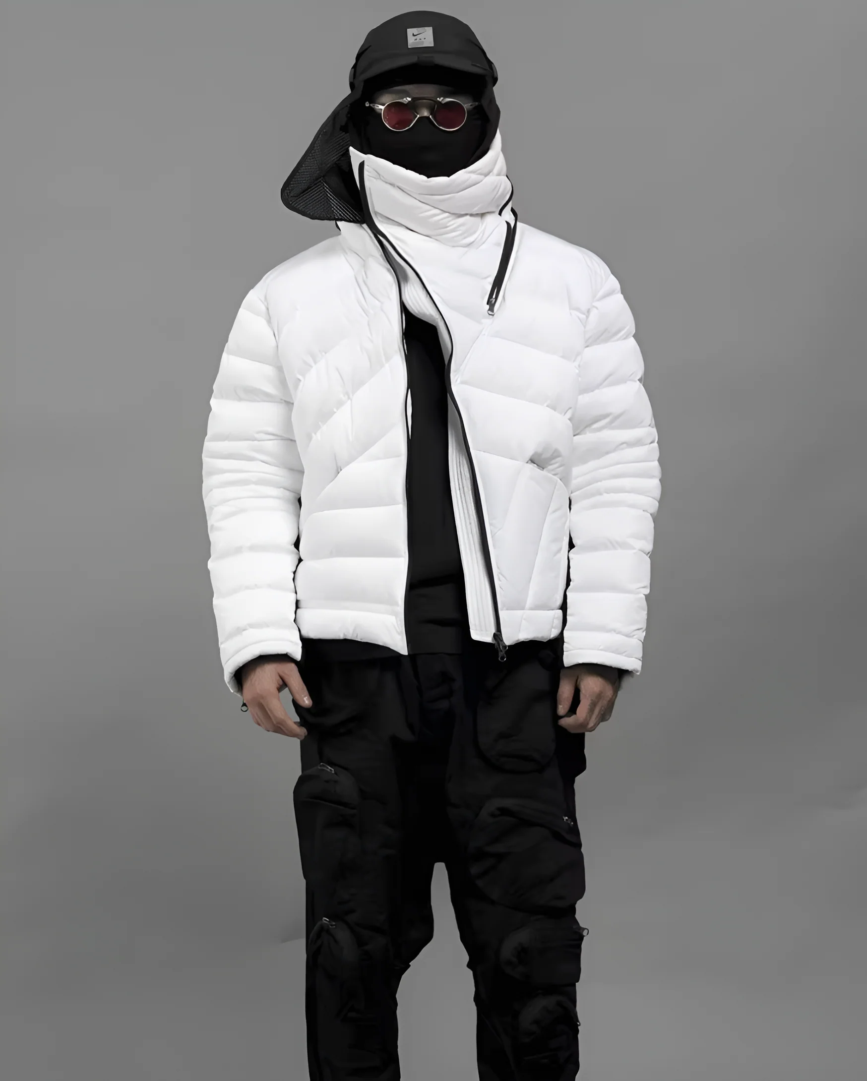 Asymmetrical down jacket "Yashima" - Image 8