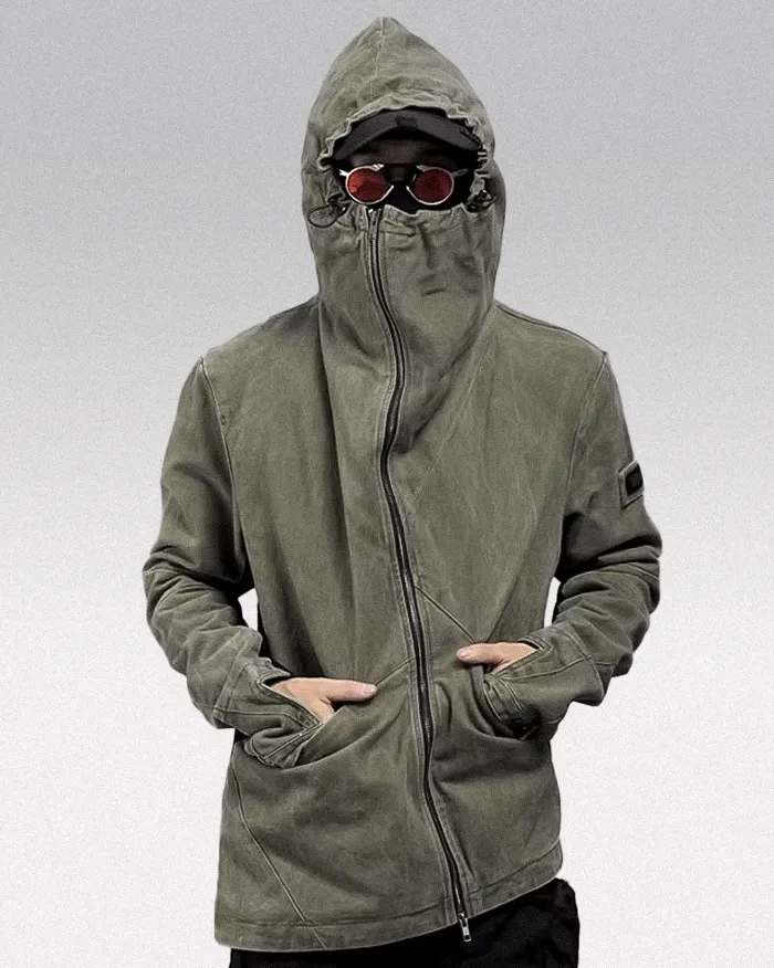Asymmetrical military jacket "Ikusei" - Image 3
