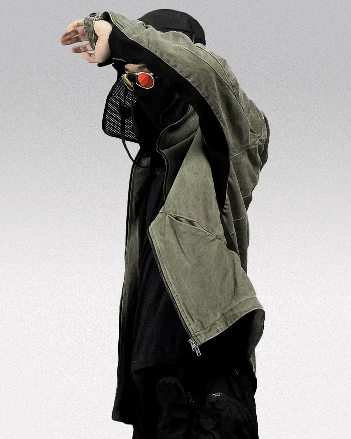 Asymmetrical military jacket "Ikusei" - Image 4