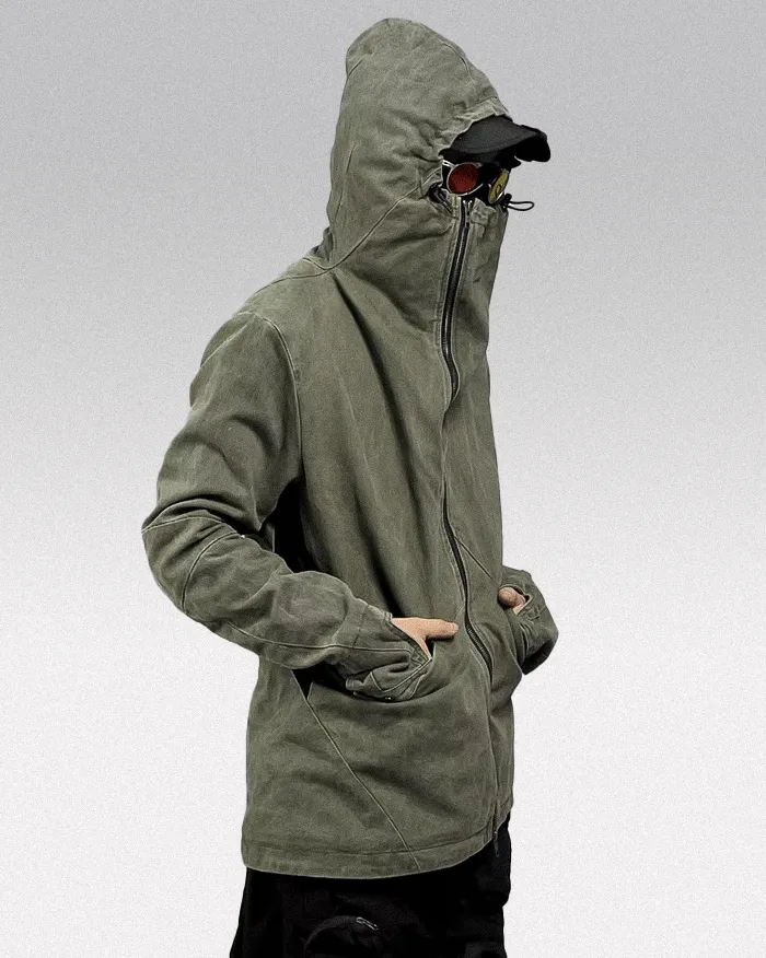 Asymmetrical military jacket "Ikusei" - Image 6
