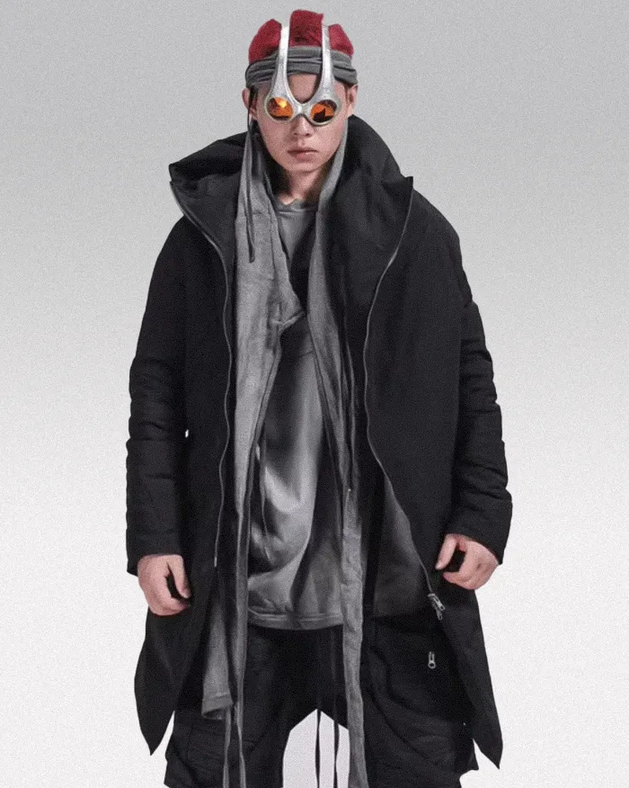Asymmetrical zip down jacket "Namega" - Image 7
