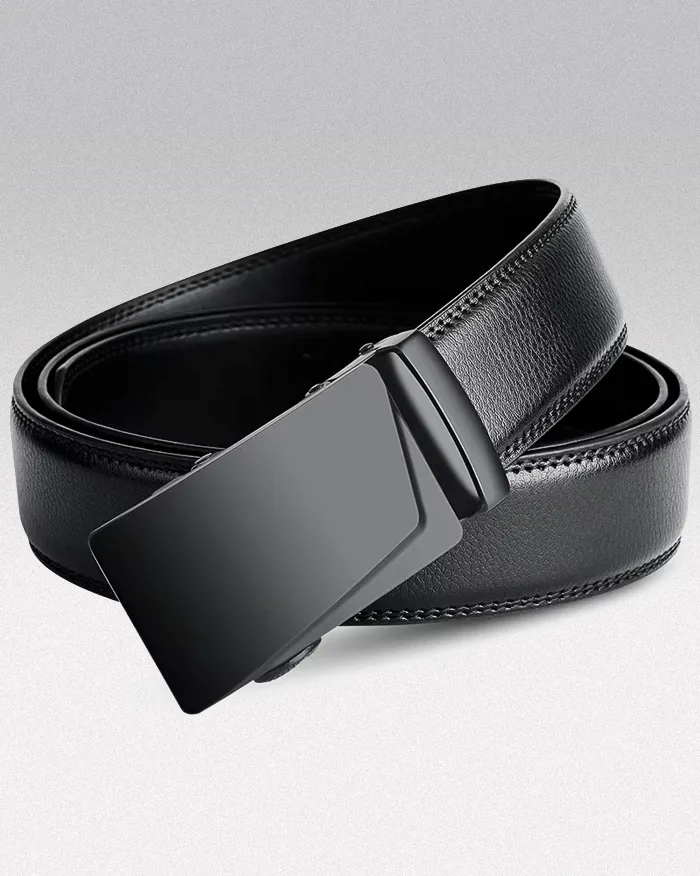 Automatic buckle leather belt "Kozu" - Image 2