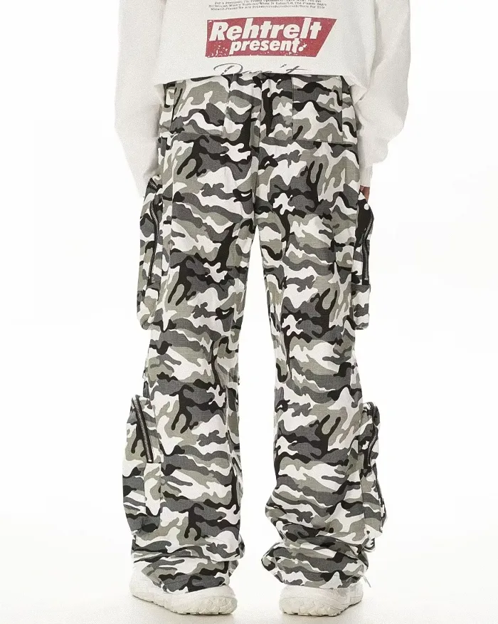 Baggy camo cargo pants "Suwa" - Image 2