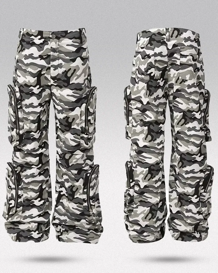 Baggy camo cargo pants "Suwa" - Image 3