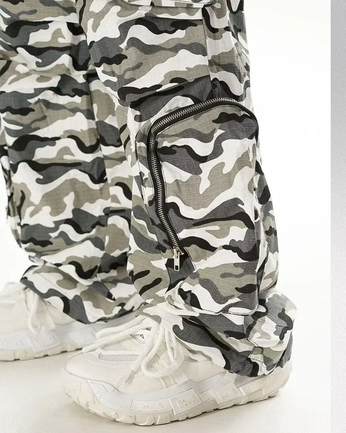Baggy camo cargo pants "Suwa" - Image 5