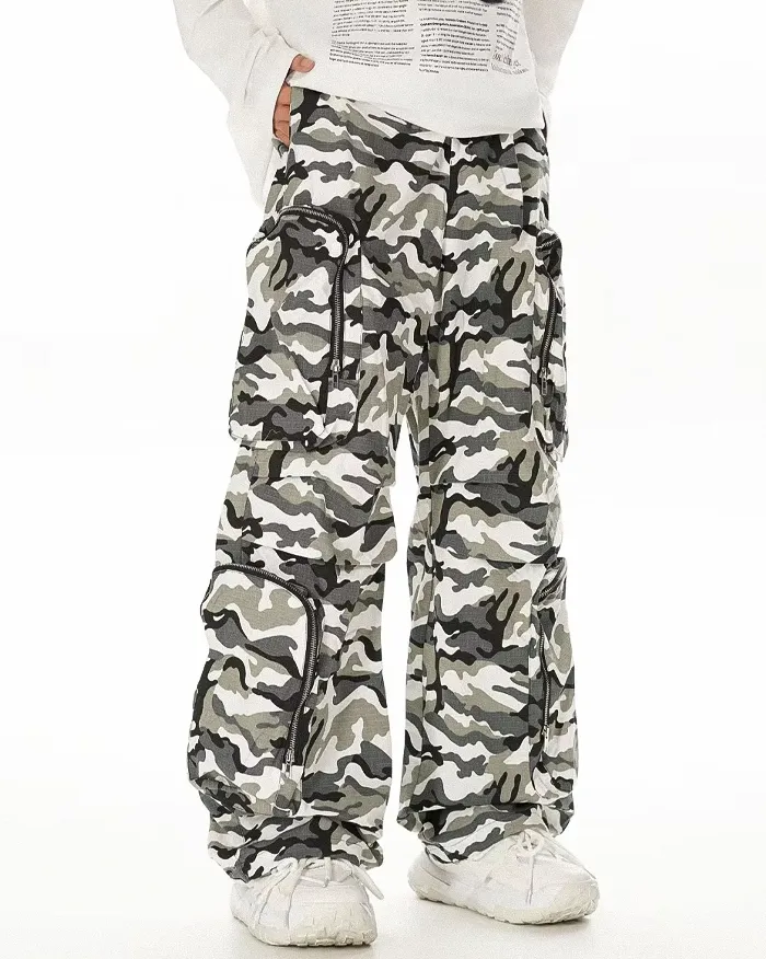 Baggy camo cargo pants "Suwa" - Image 7