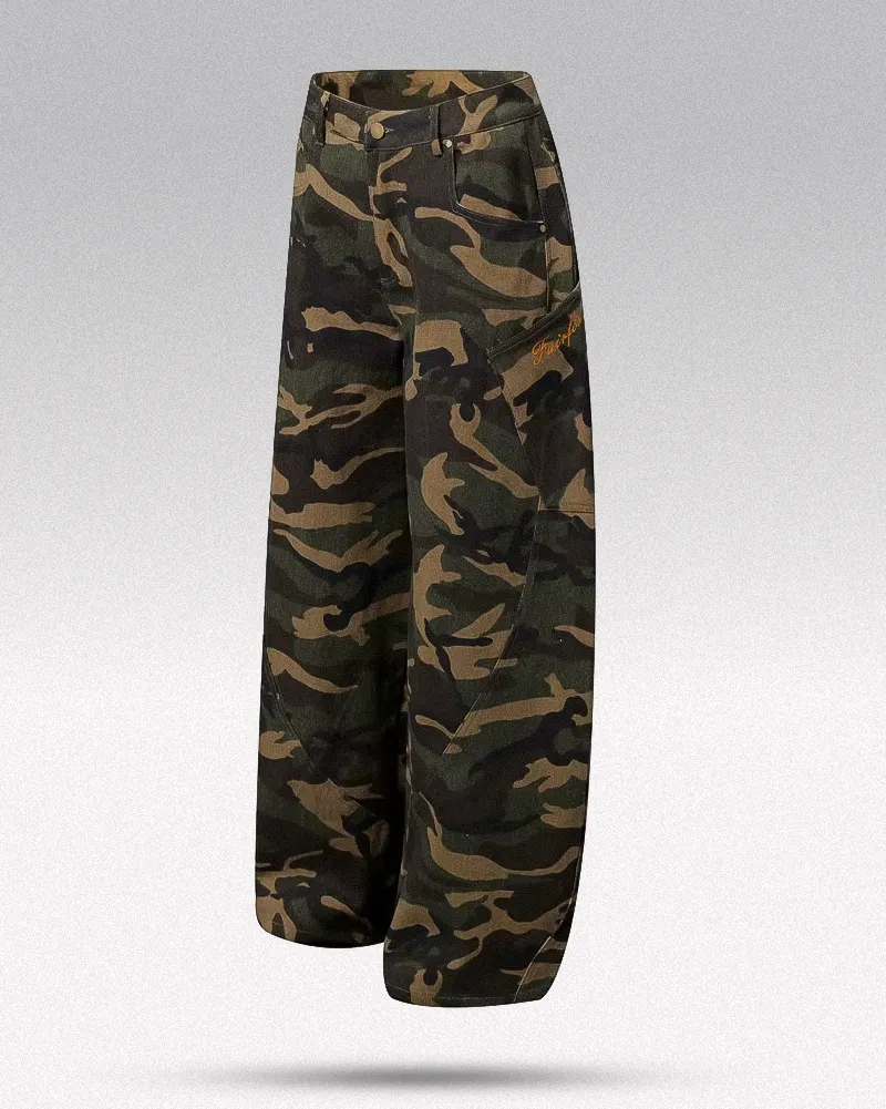 Baggy camo pants "Kogane" - Image 4