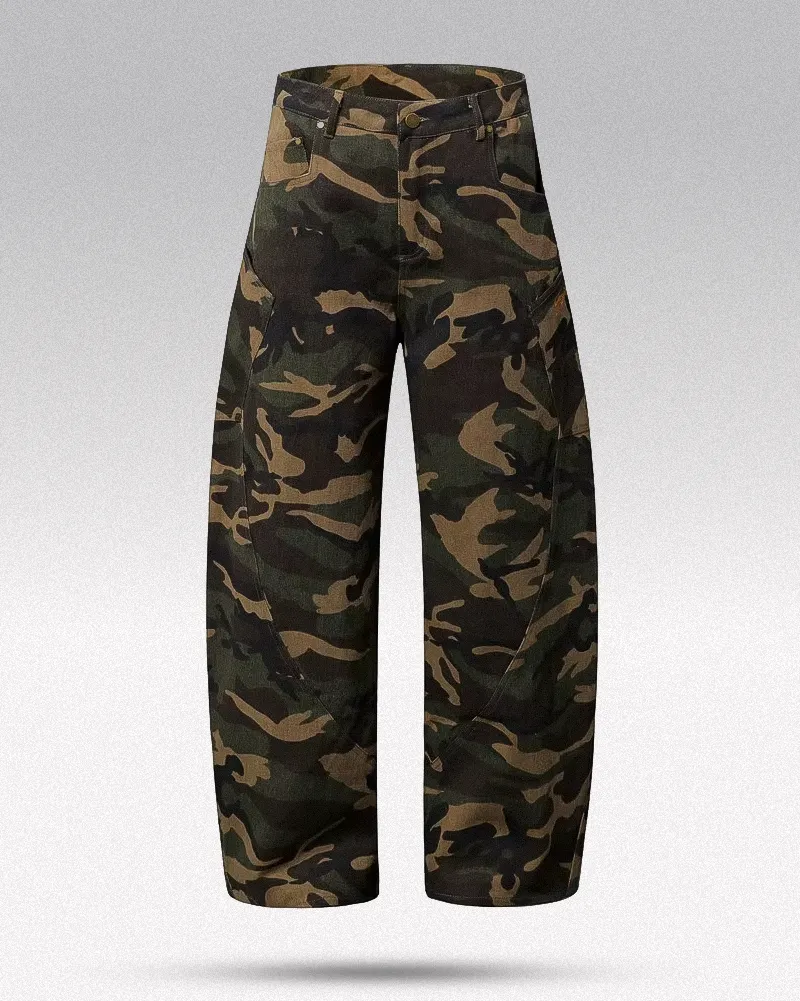 Baggy camo pants "Kogane" - Image 5