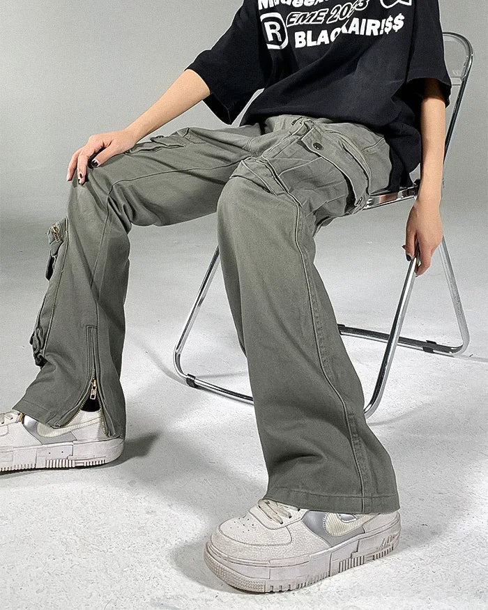 Baggy cargo pants y2k "Hakui" - Image 10