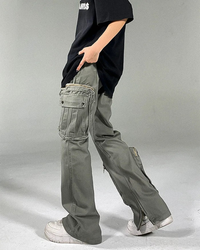 Baggy cargo pants y2k "Hakui" - Image 2