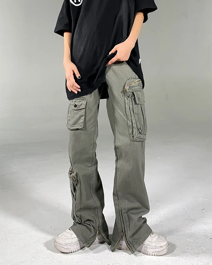 Baggy cargo pants y2k "Hakui" - Image 3