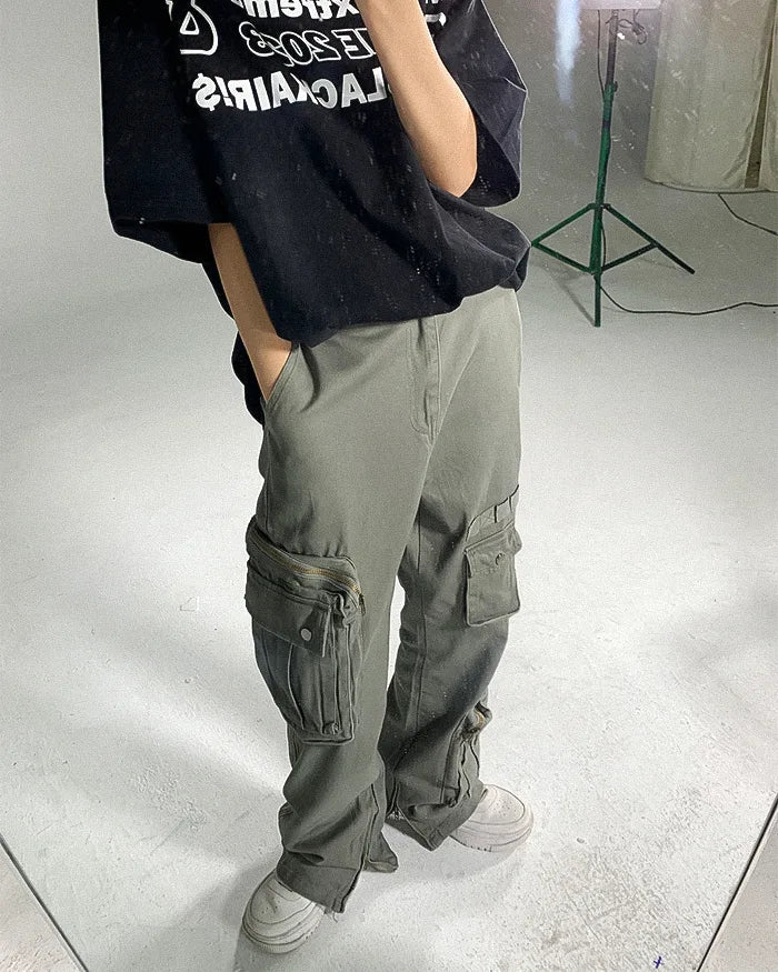 Baggy cargo pants y2k "Hakui" - Image 5