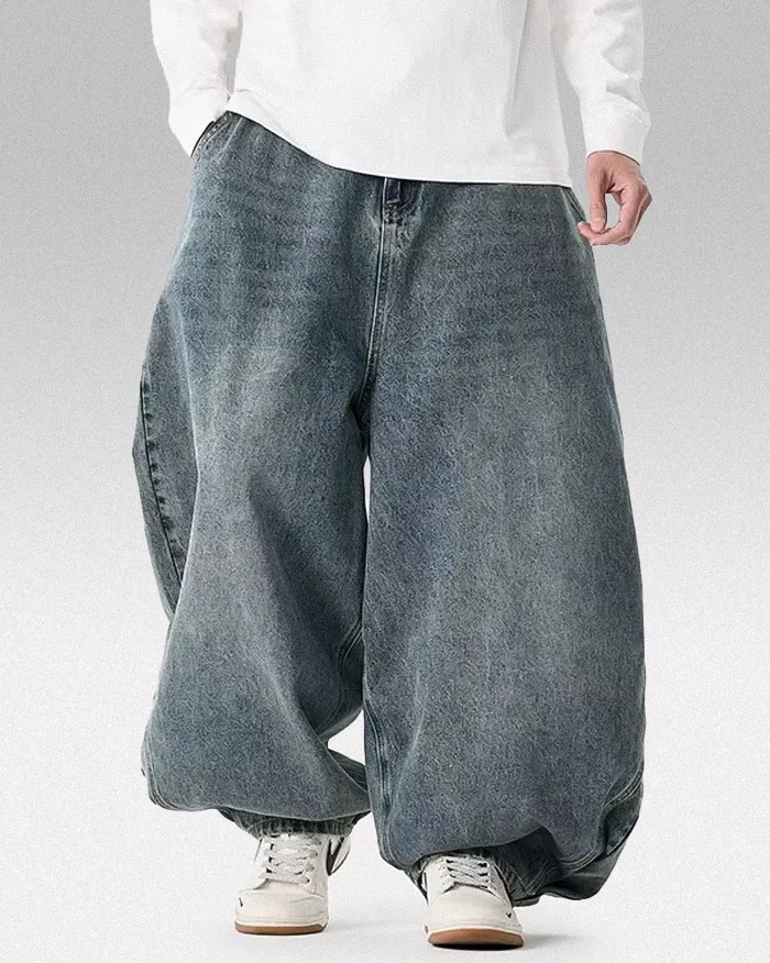 Baggy harem jeans "Tosho" - Image 4