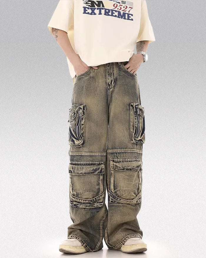 Baggy jeans men y2k "Chinaka" - Image 2
