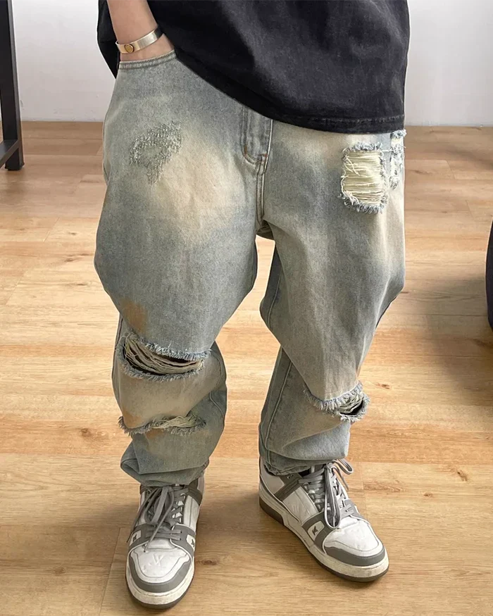 Baggy ripped jeans "Mihara" - Image 11