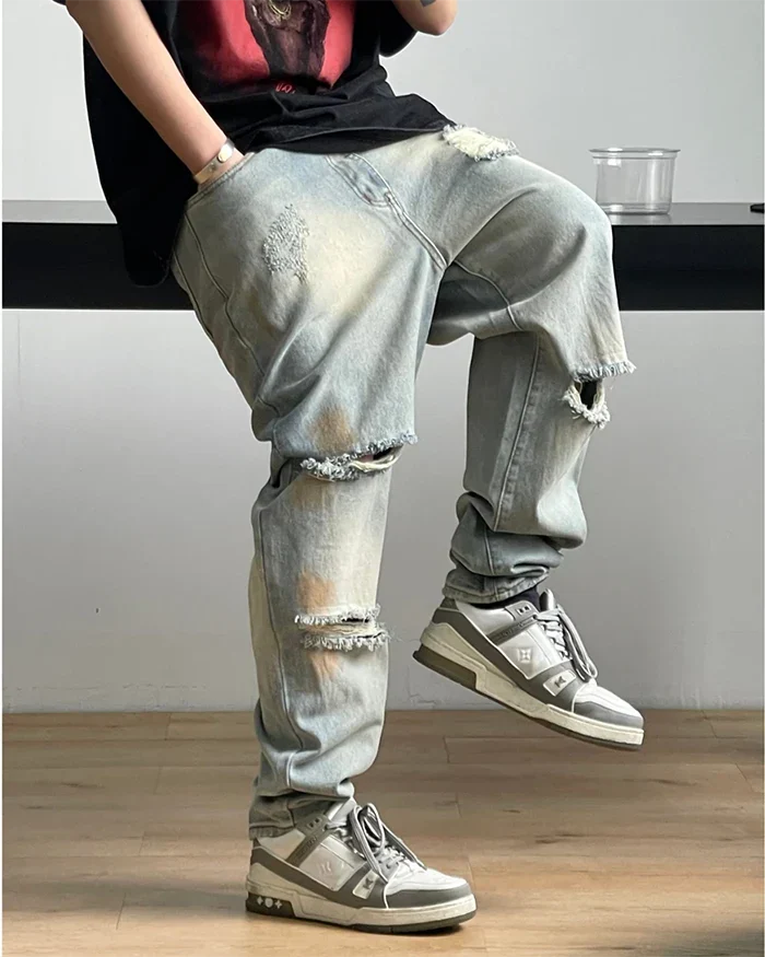Baggy ripped jeans "Mihara" - Image 6