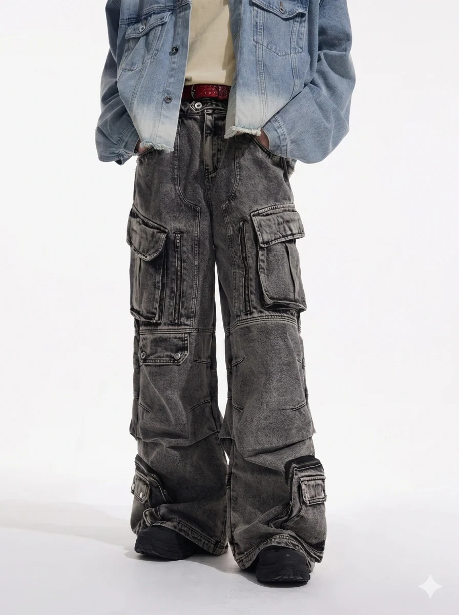 Baggy y2k jeans "Kirishima" - Image 11