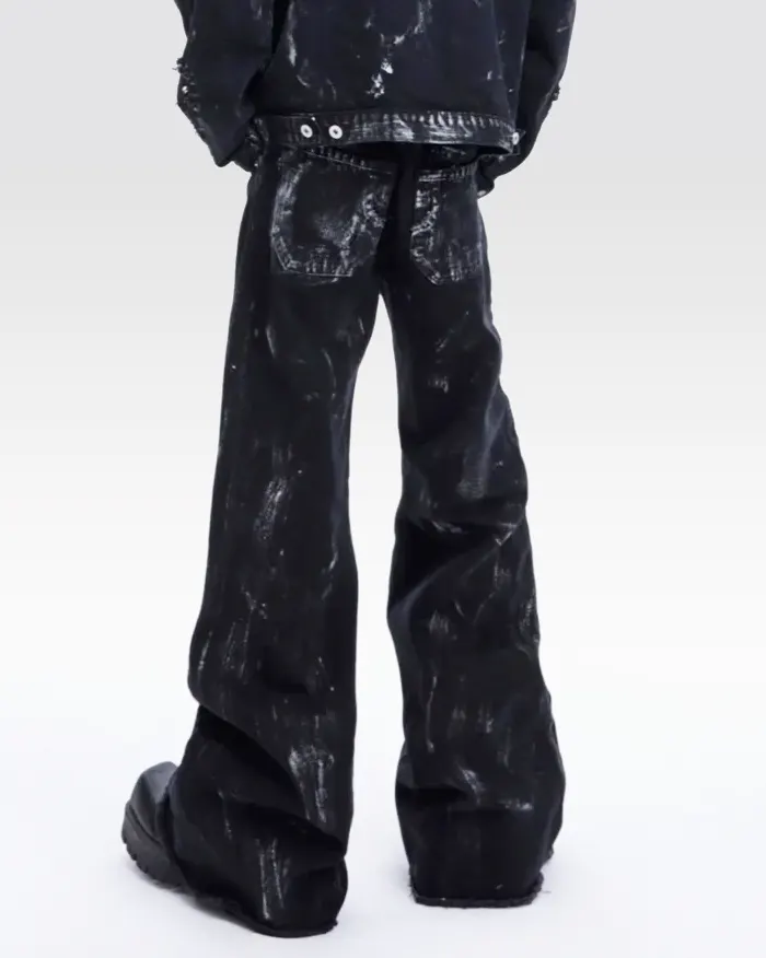 Black baggy jeans y2k "Kanazawa" - Image 3