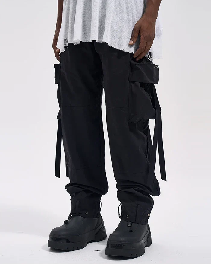 Black cargo pants "Annaka" - Image 7