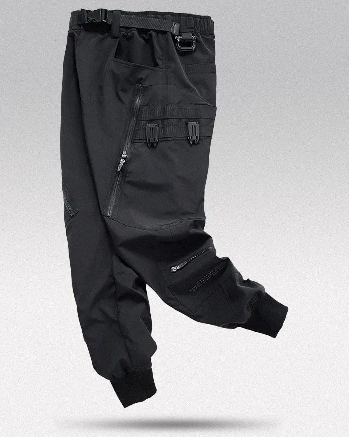 Black cargo pants men "Kichikuro" - Image 3