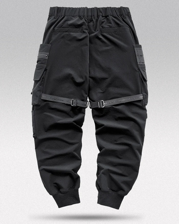 Black cargo pants techwear "Futtsu" - Image 2