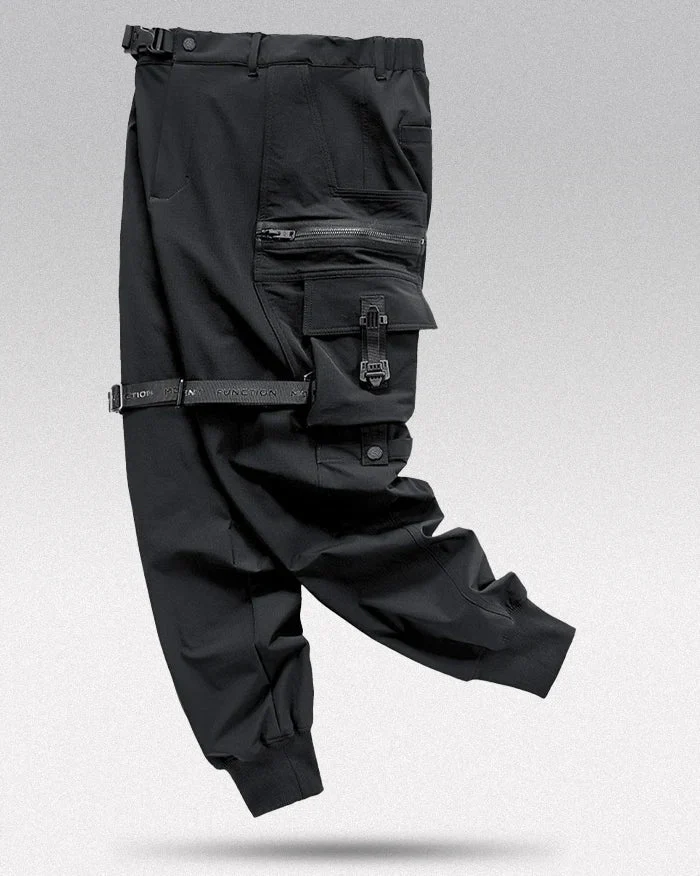 Black cargo pants techwear "Futtsu" - Image 3