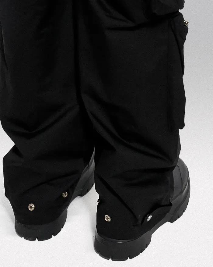 Black cargo pants y2k "Kamago" - Image 5