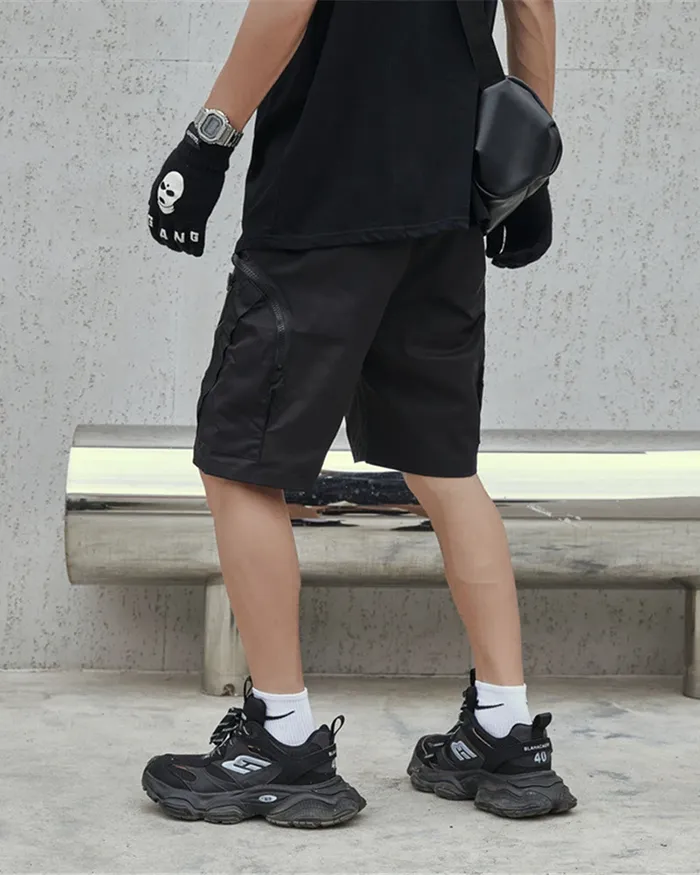 Black cargo shorts mens "Wabashi" - Image 13