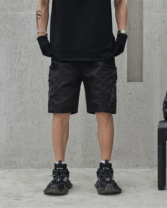 Black cargo shorts mens "Wabashi" - Image 14