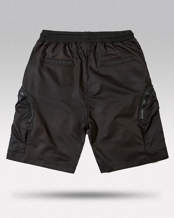 Black cargo shorts mens "Wabashi" - Image 3