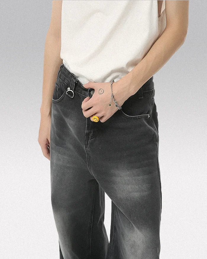 Black distressed jeans "Aira" - Image 3