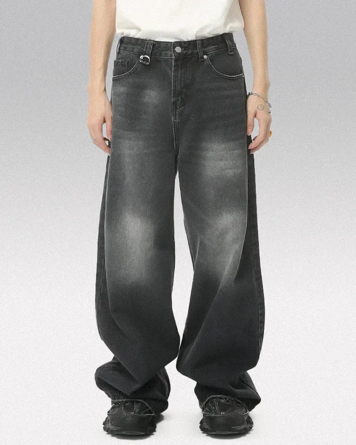 Black distressed jeans "Aira" - Image 5