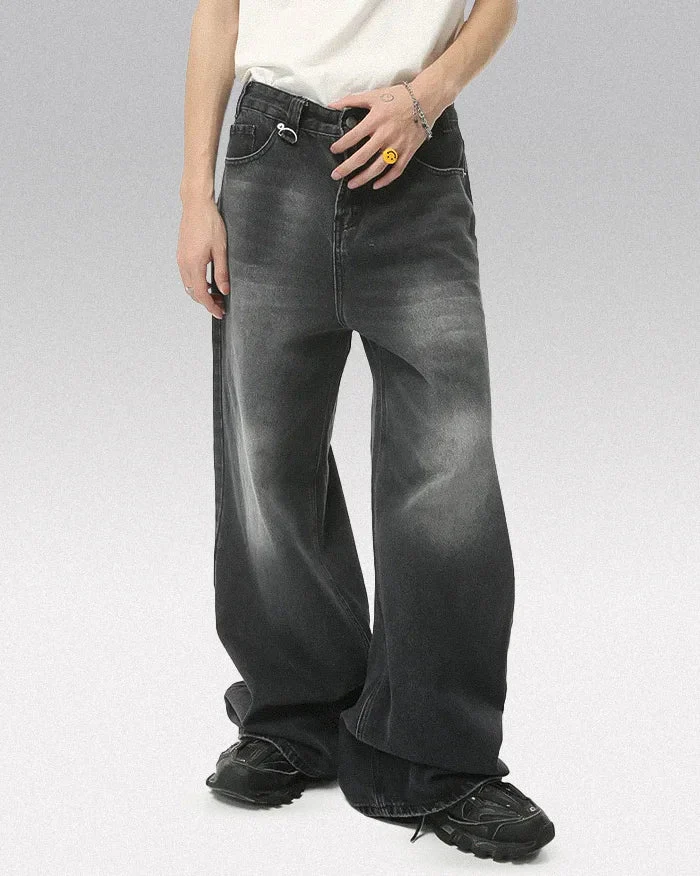 Black distressed jeans "Aira" - Image 6