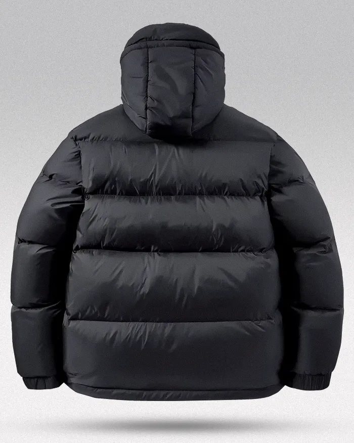 Black down jacket "Chitoye" - Image 2
