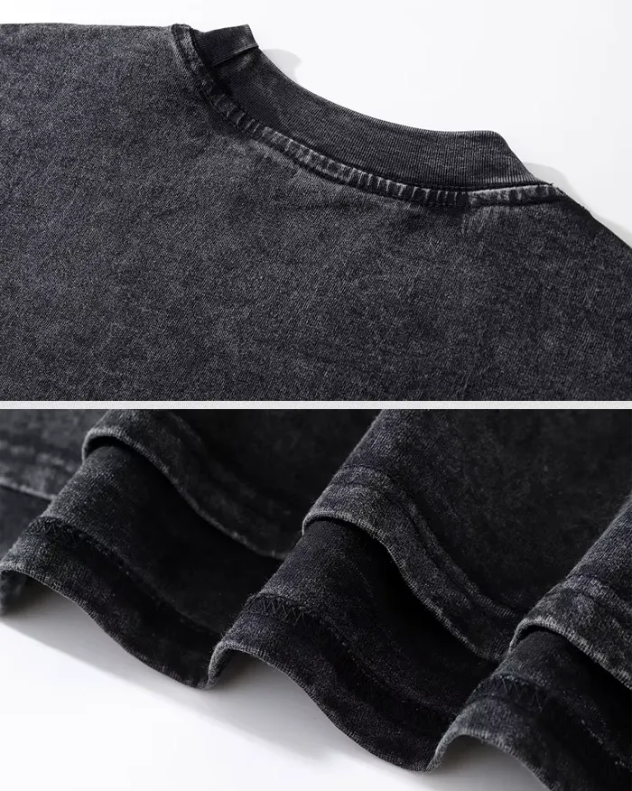 Black graphic tee "Obsid" - Image 5
