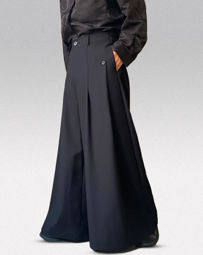 Black Hakama Pants "Koyama" - Image 3