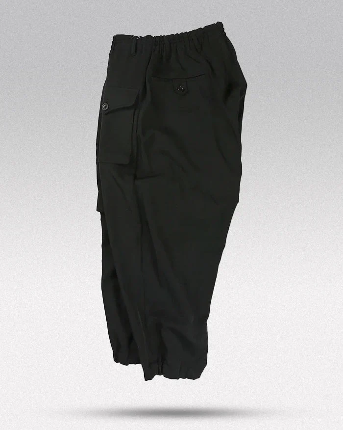 Black harem pants "Aizuwa" - Image 3