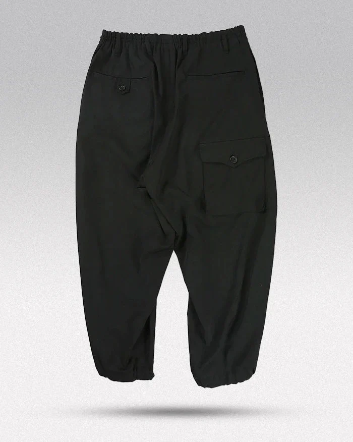 Black harem pants "Aizuwa" - Image 4