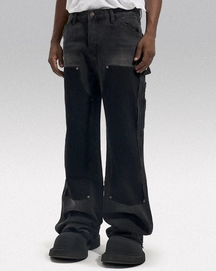 Black loose jeans "Ichiki"