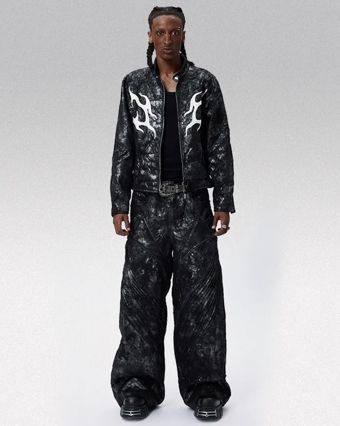 Black pants cyberpunk "Gose" - Image 4