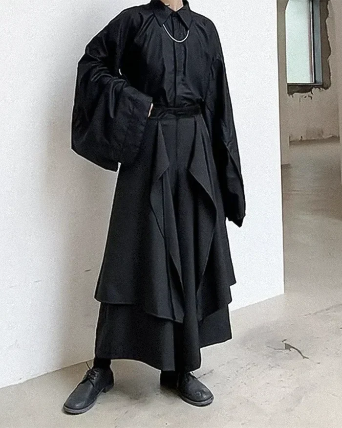 Black pants japanese "Dazaifu" - Image 4